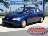 2003 Eternal Blue Pearl Honda Civic LX Coupe #46546251