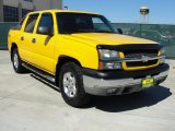 2003 Yellow Chevrolet Avalanche 1500 Z71 4x4 #46545790