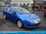 2011 Blue Flame Metallic Ford Fusion SE #46545649