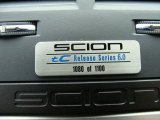 2010 Scion tC Release Series 6.0 Info Tag