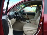 2010 Toyota Highlander Limited 4WD Sand Beige Interior