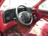 1995 Dodge Ram 3500 LT Regular Cab Dually Red Interior