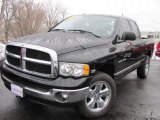 2005 Black Dodge Ram 1500 SLT Quad Cab 4x4 #46546316