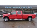 2010 Vermillion Red Ford F250 Super Duty XLT Crew Cab 4x4 #46545933