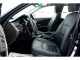 2007 BMW 5 Series 525xi Sedan Black Interior