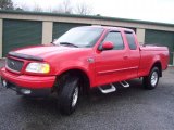 2003 Bright Red Ford F150 XLT SuperCab 4x4 #46612001