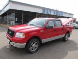 2005 Bright Red Ford F150 XLT SuperCrew #46653884
