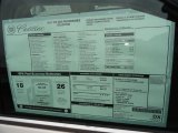 2011 Cadillac CTS 4 3.0 AWD Sedan Window Sticker