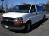 2010 Summit White Chevrolet Express LT 3500 Extended Passenger Van #46653754