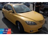 2004 Solar Yellow Mica Mazda MAZDA3 s Hatchback #46654058