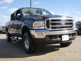 2004 Dark Shadow Grey Metallic Ford F350 Super Duty XLT Crew Cab 4x4 #46654271