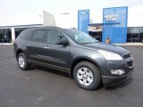 2011 Cyber Gray Metallic Chevrolet Traverse LS #46653959