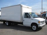2002 Oxford White Ford E Series Cutaway E350 Commercial Moving Truck #46653813