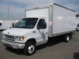 2002 Ford E Series Cutaway E350 Commercial Moving Truck Front 3/4 View