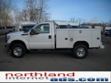 2011 Oxford White Ford F350 Super Duty XL Regular Cab 4x4 Chassis #46653820