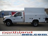 2011 Oxford White Ford F350 Super Duty XL Regular Cab 4x4 Chassis #46653824