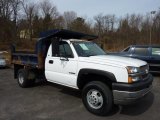 2004 Summit White Chevrolet Silverado 3500HD Regular Cab Chassis Dump Truck #46653982