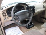 2000 Ford Ranger XLT SuperCab Medium Prairie Tan Interior