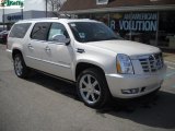 2011 White Diamond Tricoat Cadillac Escalade ESV Premium AWD #46654008