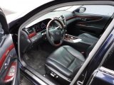 2008 Lexus LS 460 L Black Interior