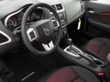 2011 Dodge Avenger Mainstreet Black/Red Interior