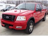2004 Bright Red Ford F150 FX4 SuperCab 4x4 #46698029