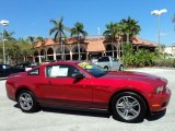 2010 Red Candy Metallic Ford Mustang V6 Premium Coupe #46697526
