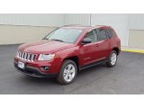 2011 Deep Cherry Red Crystal Pearl Jeep Compass 2.4 Latitude 4x4 #46698216