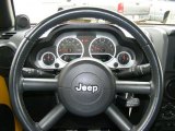 2008 Jeep Wrangler Unlimited Rubicon 4x4 Steering Wheel