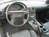 1991 Mazda MX-5 Miata Roadster Black Interior