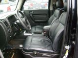 2007 Hummer H3 X Ebony Black Interior