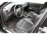 2005 Audi S4 4.2 quattro Sedan Ebony Interior