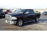 2011 Brilliant Black Crystal Pearl Dodge Ram 1500 Big Horn Crew Cab 4x4 #46750528