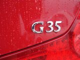 2007 Infiniti G 35 Coupe Marks and Logos