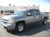 2008 Graystone Metallic Chevrolet Silverado 1500 LT Crew Cab #46776824