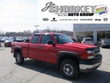 2005 Victory Red Chevrolet Silverado 2500HD LS Extended Cab 4x4 #46776831