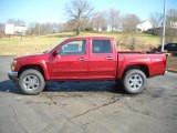 Fire Red GMC Canyon in 2011