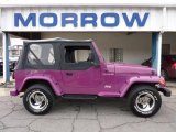 1997 Magenta Jeep Wrangler SE 4x4 #46776222