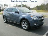 2011 Twilight Blue Metallic Chevrolet Equinox LT #46777178