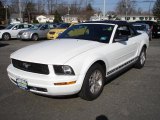 2008 Performance White Ford Mustang V6 Deluxe Convertible #46776333