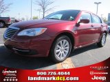 2011 Deep Cherry Red Crystal Pearl Chrysler 200 Touring #46776353
