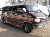 1995 Director Red Metallic Dodge Ram Van 2500 Passenger Conversion #46776042