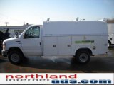 2011 Oxford White Ford E Series Cutaway E350 Commercial Utility Truck #46776049
