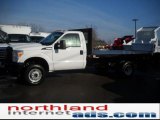 2011 Oxford White Ford F350 Super Duty XL Regular Cab 4x4 Chassis Stake Truck #46776059