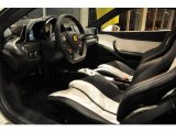 2010 Ferrari 458 Italia Black/White Interior