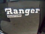 1988 Ford Ranger Custom SuperCab Marks and Logos