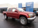 2011 Cardinal Red Metallic Chevrolet Colorado LT Crew Cab 4x4 #46776460