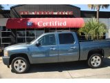 2009 Blue Granite Metallic Chevrolet Silverado 1500 LT Crew Cab #46776132