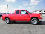 2011 Fire Red GMC Sierra 1500 Extended Cab 4x4 #46777463