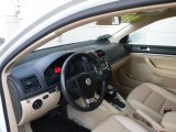 2009 Volkswagen Jetta SE Sedan Pure Beige Interior